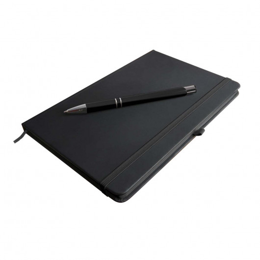 Promotional Ormond Notebook and Pens Black